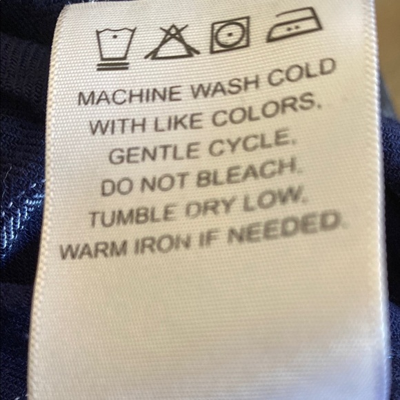 Levi's Blue and White Striped Cuffed Sleeve Button Down Shirt - Picture 7 of 10